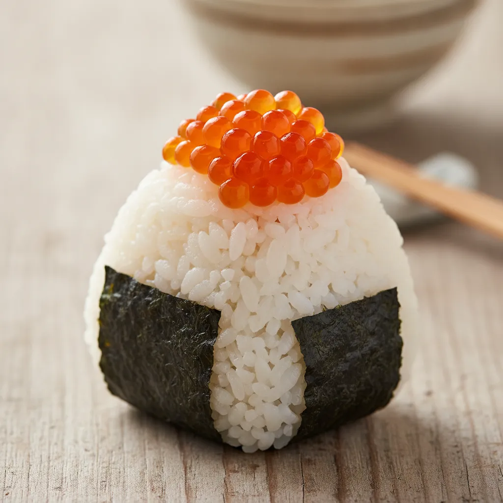 Salmon Roe (Ikura) onigiri